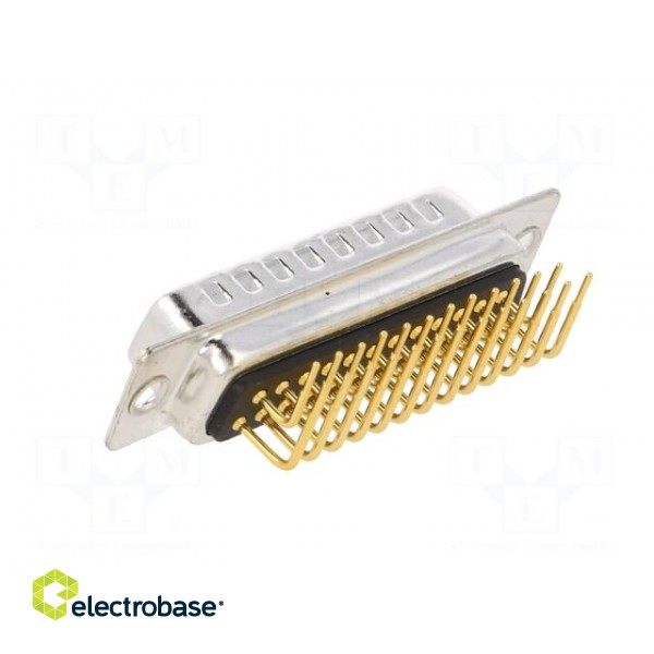 D-Sub | PIN: 25 | socket | male | on PCBs | angled 90° | THT | UNC4-40 | 5A image 4