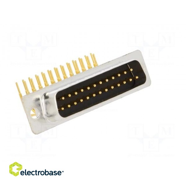 D-Sub | PIN: 25 | socket | male | on PCBs | angled 90° | THT | UNC4-40 | 5A image 8