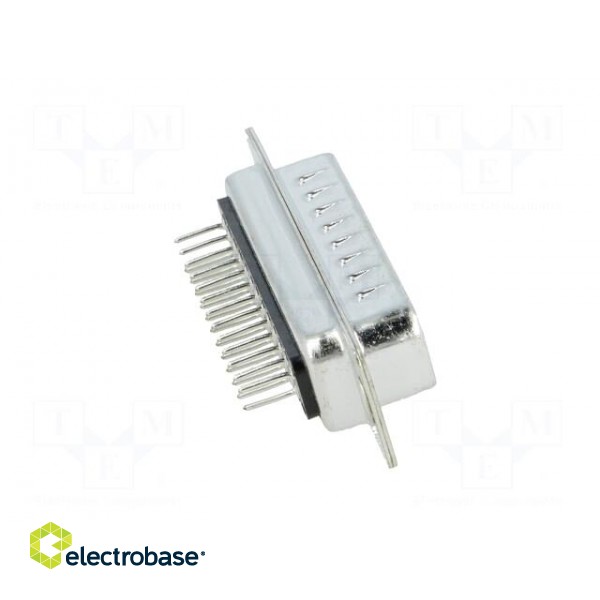D-Sub | PIN: 25 | socket | male | on PCBs | straight | THT | UNC4-40 | 3A image 7