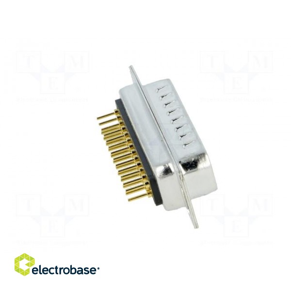 D-Sub | PIN: 25 | socket | male | on PCBs | straight | THT | UNC4-40 | 5A image 7