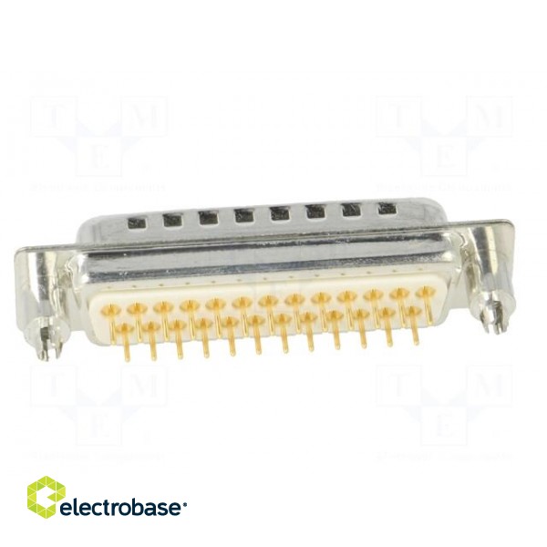 D-Sub | PIN: 25 | socket | male | on PCBs,PCB snap | straight | THT image 5