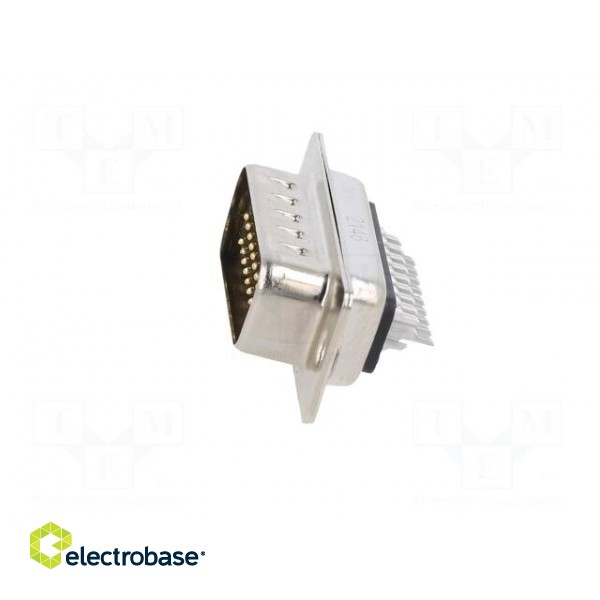 D-Sub | PIN: 26 | plug | male | for panel mounting | straight | soldering paveikslėlis 3