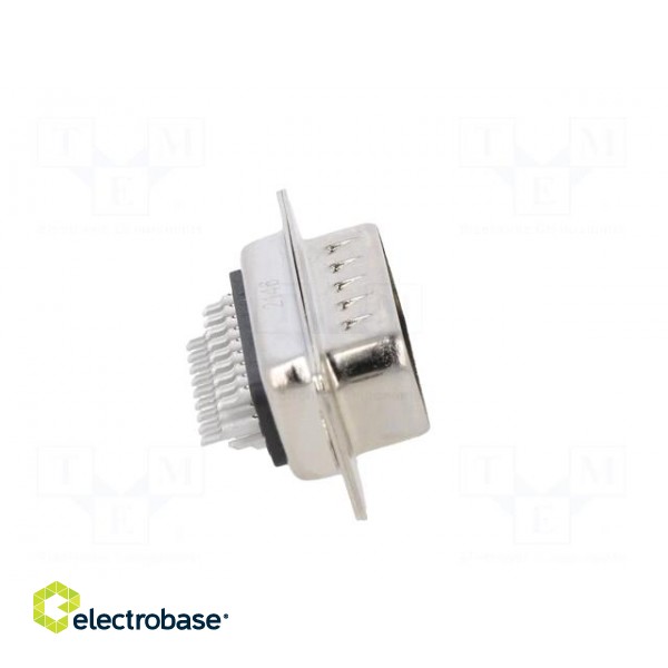 D-Sub | PIN: 26 | plug | male | for panel mounting | straight | soldering paveikslėlis 7