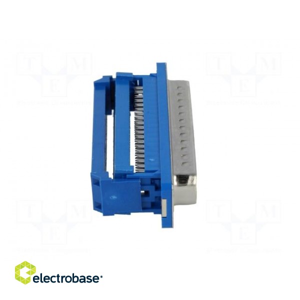 D-Sub | PIN: 37 | plug | male | for ribbon cable | IDC | UNC 4-40 | 1.27mm image 7