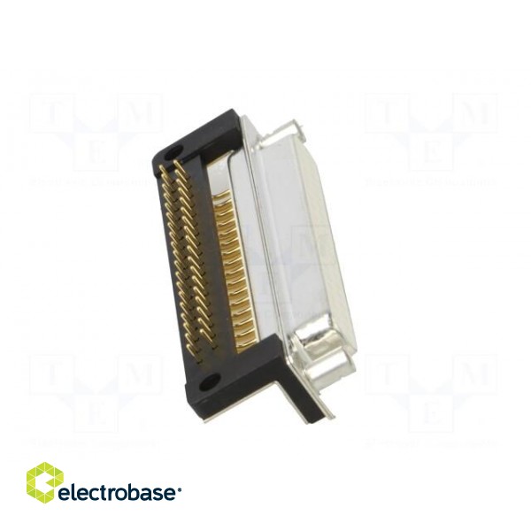 D-Sub | PIN: 37 | socket | female | for panel mounting,on PCBs | THT image 7
