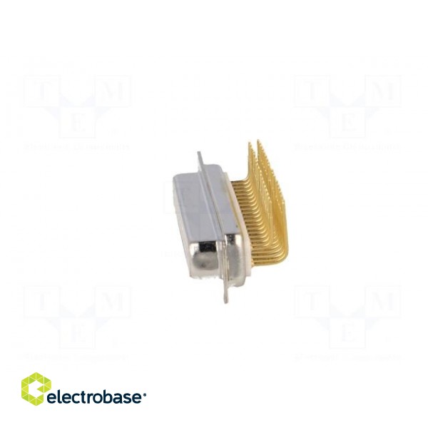 D-Sub | PIN: 37 | socket | female | on PCBs | angled 90° | THT image 3