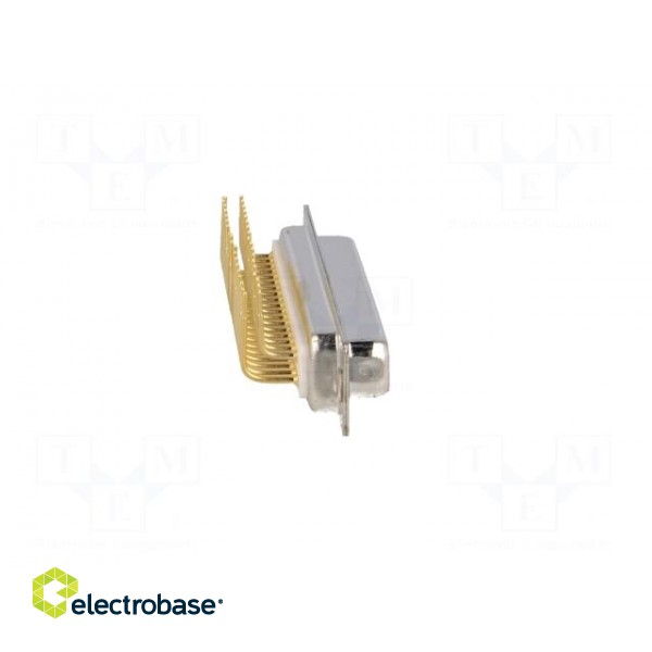 D-Sub | PIN: 37 | socket | female | on PCBs | angled 90° | THT image 7