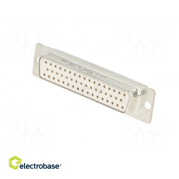 D-Sub | PIN: 50 | socket | female | for panel mounting | straight | 5A фото 2