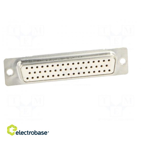 D-Sub | PIN: 50 | socket | female | for panel mounting | straight | 5A фото 9