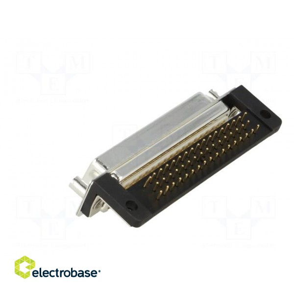 D-Sub | PIN: 50 | socket | female | for panel mounting,on PCBs | THT image 4