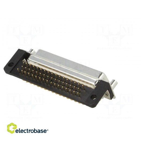 D-Sub | PIN: 50 | socket | female | for panel mounting,on PCBs | THT image 6