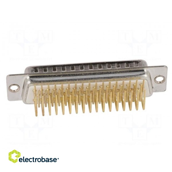 D-Sub | PIN: 50 | socket | male | on PCBs | angled 90° | THT image 5