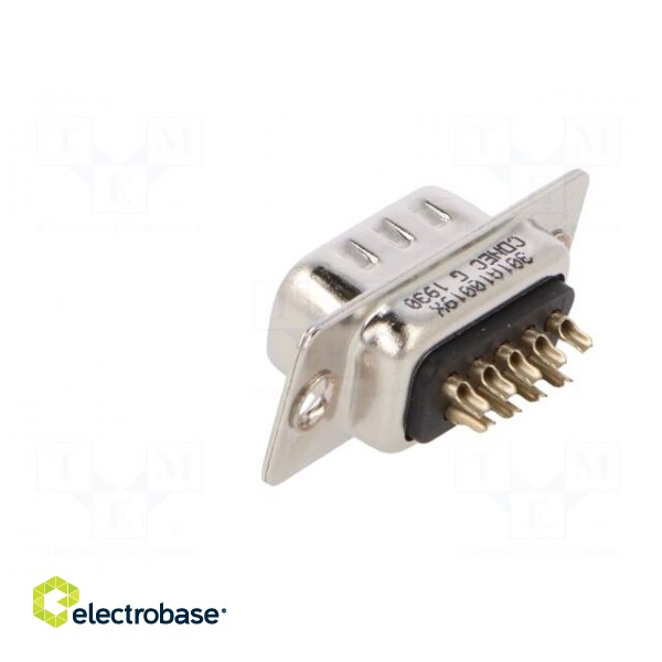 D-Sub | PIN: 9 | male | for cable | soldering | 3A | Plating: gold flash image 4