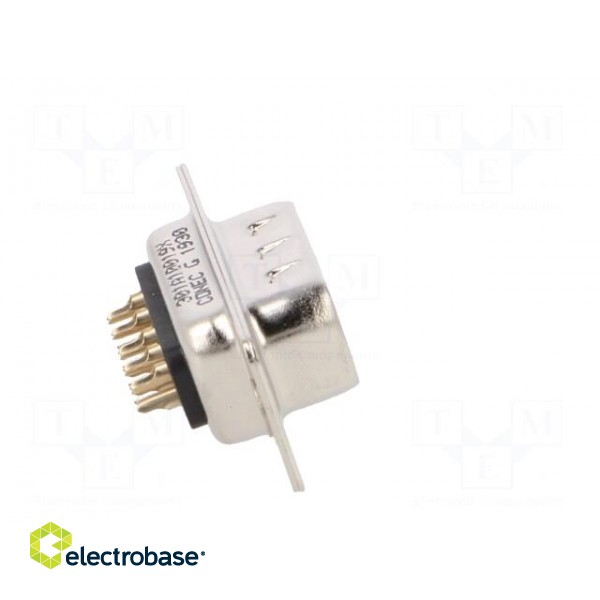 D-Sub | PIN: 9 | male | for cable | soldering | 3A | Plating: gold flash image 7