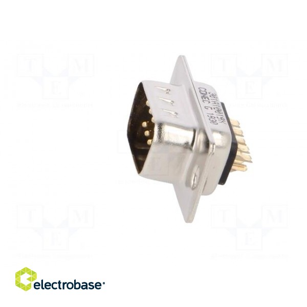D-Sub | PIN: 9 | male | for cable | soldering | 3A | Plating: gold flash image 3