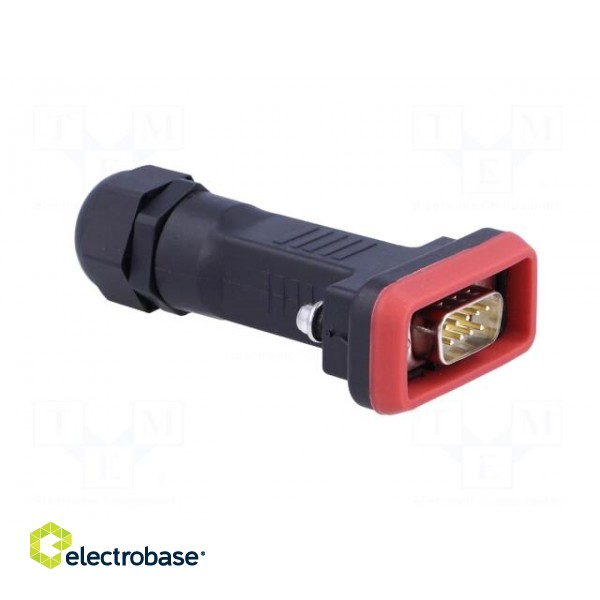 D-Sub | PIN: 9 | male | for cable | soldering | Plating: gold flash image 8