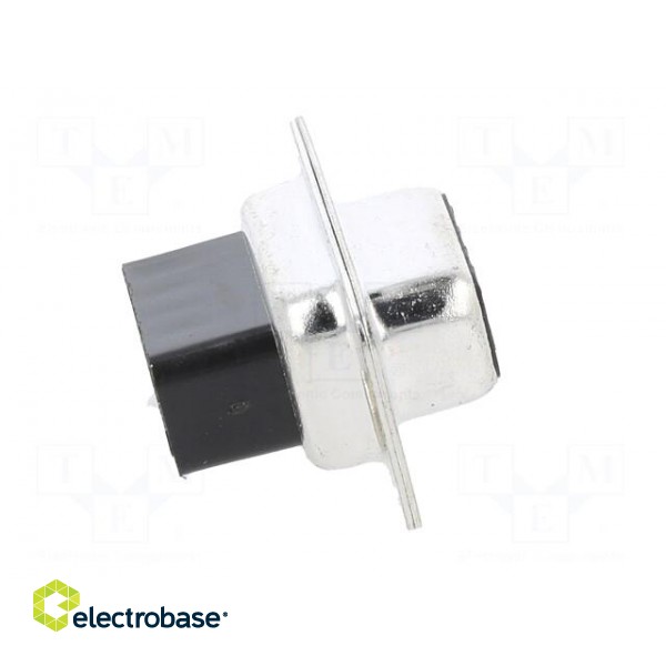 D-Sub | PIN: 9 | plug | female | for cable | crimped | Type: w/o contacts image 7