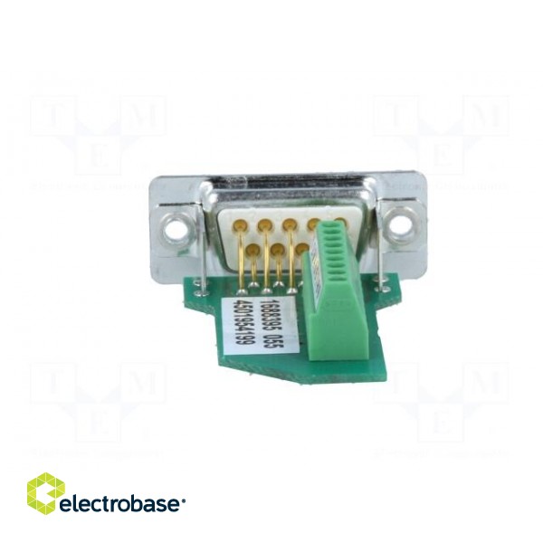 D-Sub | PIN: 9 | plug | female | for cable | screw terminal | 5A | 60V paveikslėlis 5