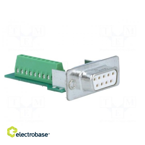 D-Sub | PIN: 9 | plug | female | for cable | screw terminal | 5A | 60V image 8
