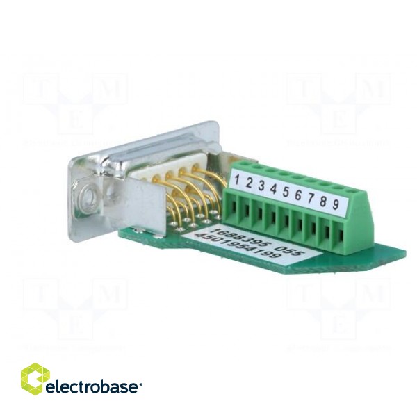 D-Sub | PIN: 9 | plug | female | for cable | screw terminal | Variosub image 4