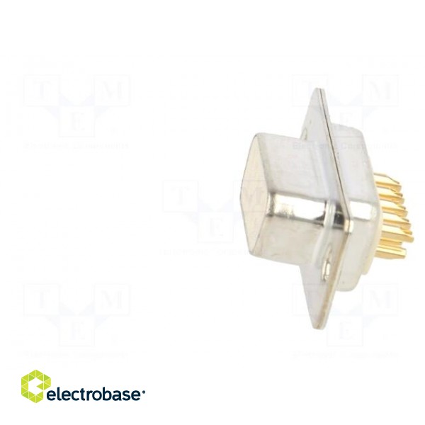 D-Sub | PIN: 9 | plug | female | for cable | soldering paveikslėlis 3