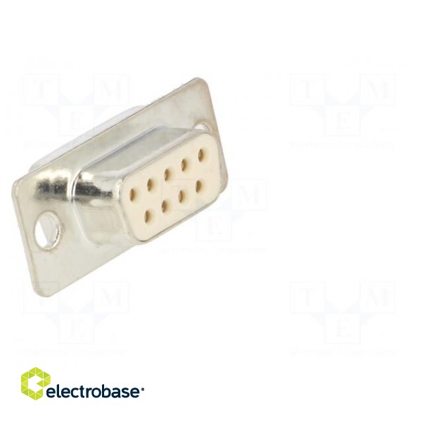 D-Sub | PIN: 9 | plug | female | for cable | soldering paveikslėlis 8