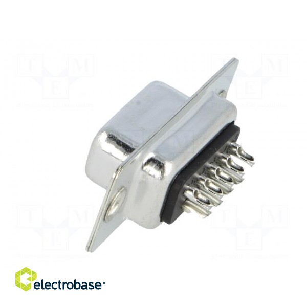 D-Sub | PIN: 9 | plug | female | for cable | soldering | 5A | 250V | 20mΩ фото 4