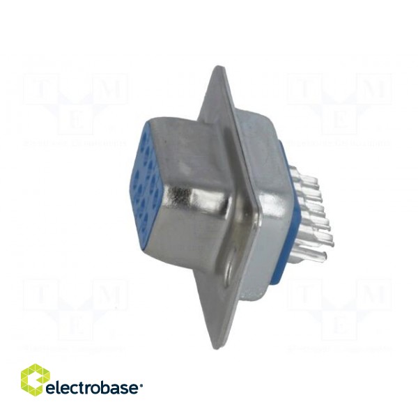 D-Sub | PIN: 9 | plug | female | for cable | soldering | 5A paveikslėlis 3