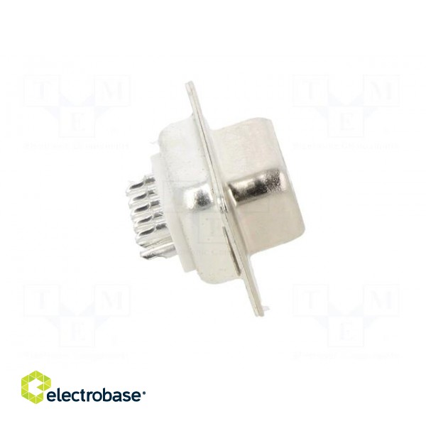 D-Sub | PIN: 9 | plug | female | for cable | soldering | white фото 7