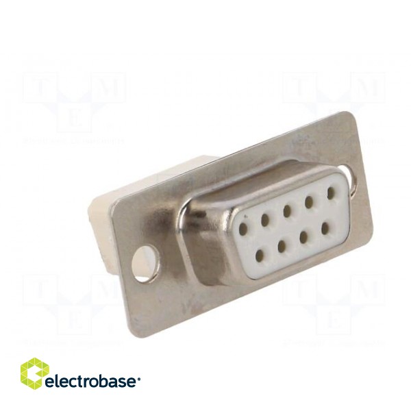D-Sub | PIN: 9 | plug | female | for cable | Type: w/o contacts | 3A | 250V paveikslėlis 8