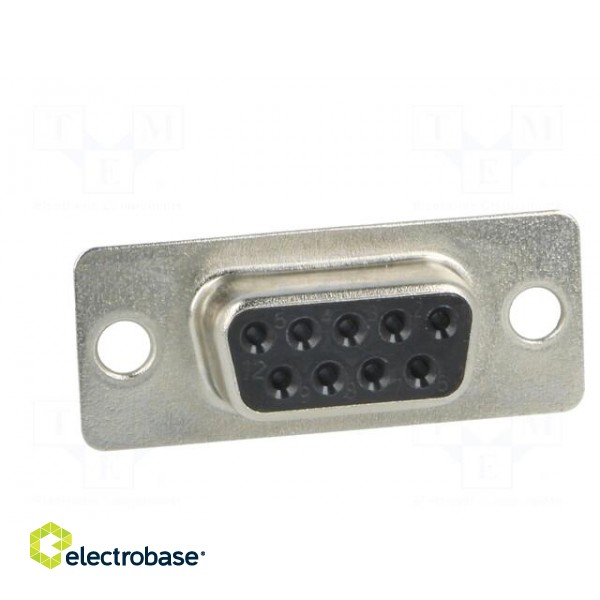 D-Sub | PIN: 9 | plug | female | for cable | Type: w/o contacts | 3A | 250V image 9
