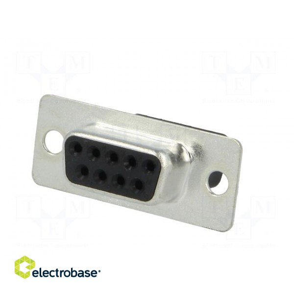 D-Sub | PIN: 9 | plug | female | for cable | Type: w/o contacts | 5A | 250V image 2