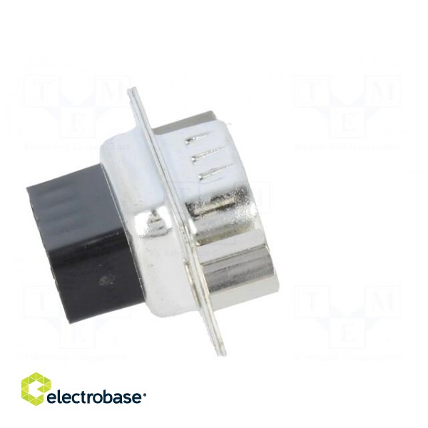 D-Sub | PIN: 9 | plug | male | for cable | crimped | Type: w/o contacts image 7