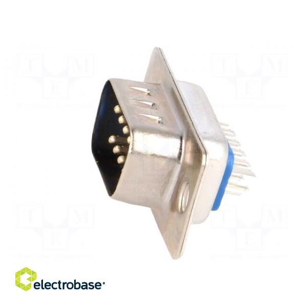 D-Sub | PIN: 9 | plug | male | for cable | soldering | 5A paveikslėlis 3