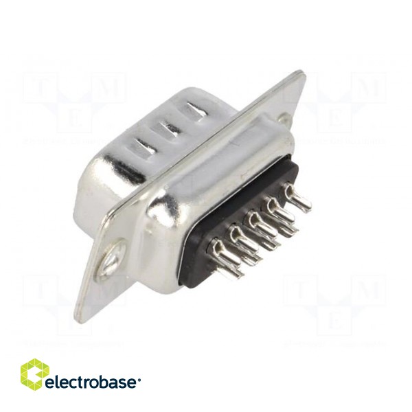 D-Sub | PIN: 9 | plug | male | for cable | soldering | 5A | 250V | 20mΩ image 4