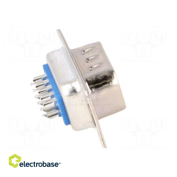 D-Sub | PIN: 9 | plug | male | for cable | soldering | 5A paveikslėlis 7