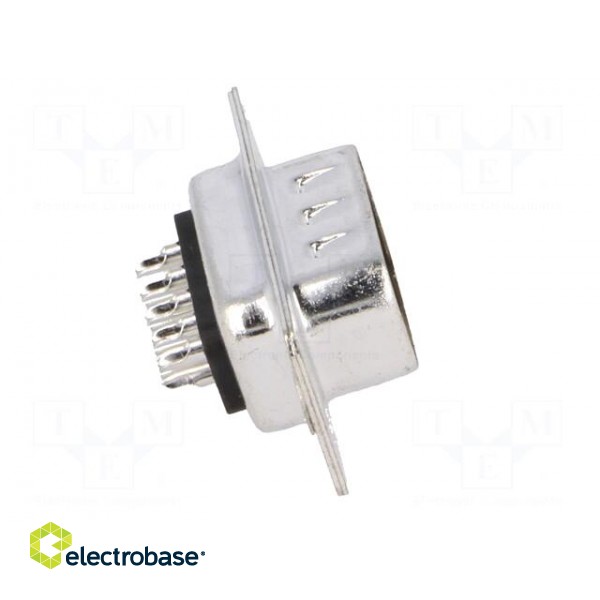 D-Sub | PIN: 9 | plug | male | for cable | soldering paveikslėlis 7