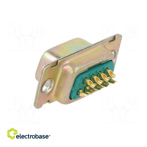 D-Sub | PIN: 9 | plug | male | for cable | straight | soldering | 7.5A image 4