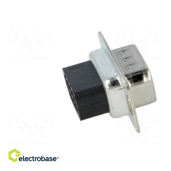 D-Sub | PIN: 9 | plug | male | for cable | Type: w/o contacts | 3A | 250V фото 7