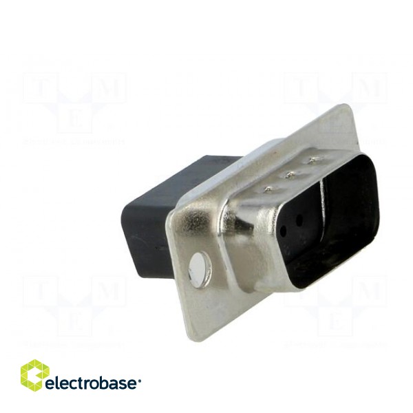 D-Sub | PIN: 9 | plug | male | for cable | Type: w/o contacts | 3A | 250V paveikslėlis 8