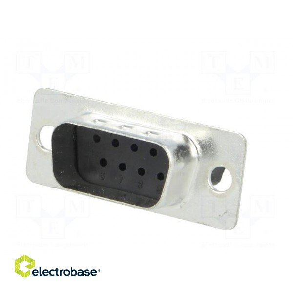 D-Sub | PIN: 9 | plug | male | for cable | Type: w/o contacts | 5A | 250V фото 2