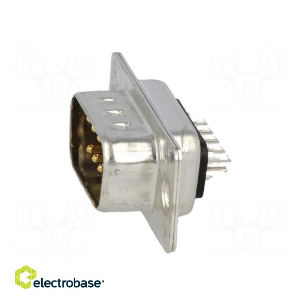 D-Sub | PIN: 9 | plug | male | soldering | HD 20 | Plating: gold flash image 3