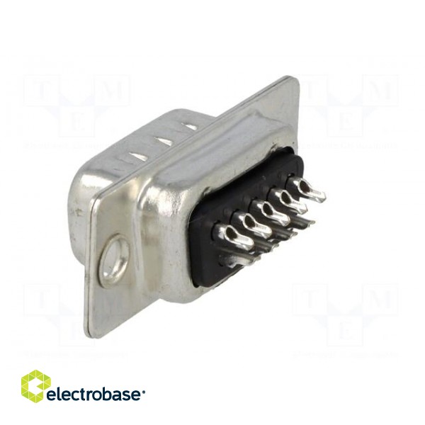 D-Sub | PIN: 9 | plug | male | soldering | HD 20 | Plating: gold flash image 4