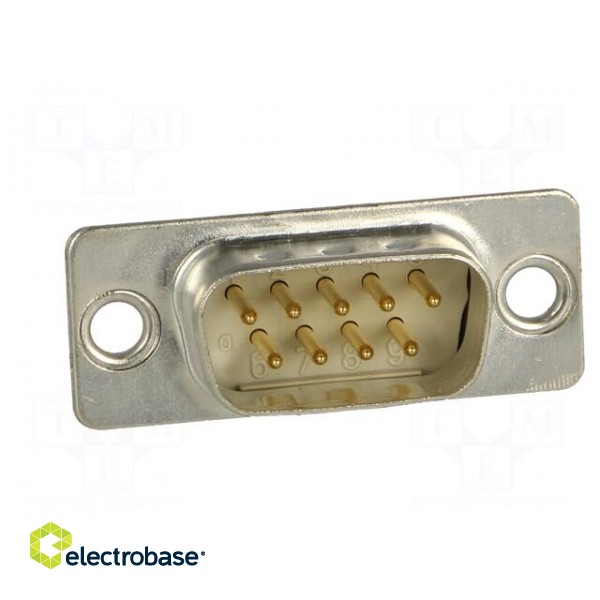 D-Sub | PIN: 9 | plug | male | soldering | Type: turned contacts image 9
