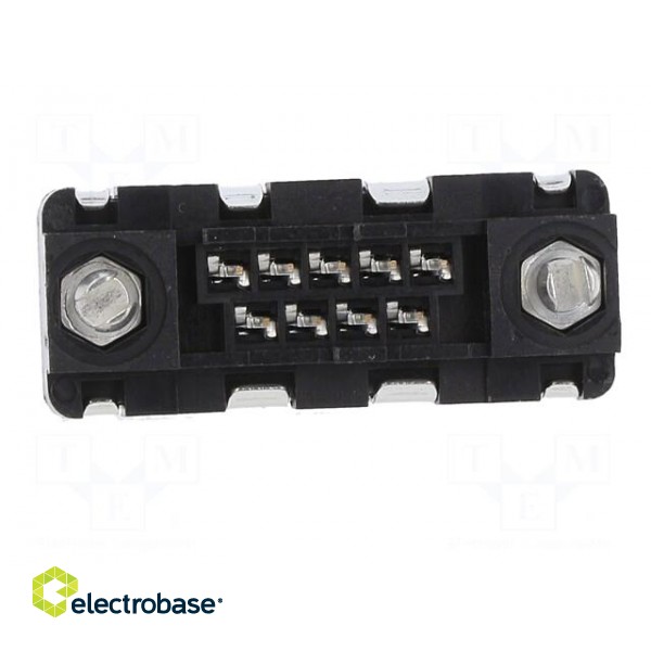 D-Sub | PIN: 9 | socket | female | for panel mounting | angled 90° | 5A фото 5