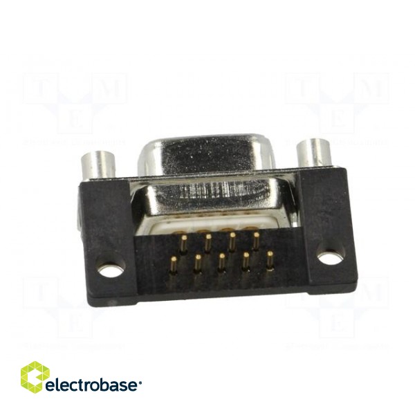D-Sub | PIN: 9 | socket | female | for panel mounting,on PCBs | THT image 5