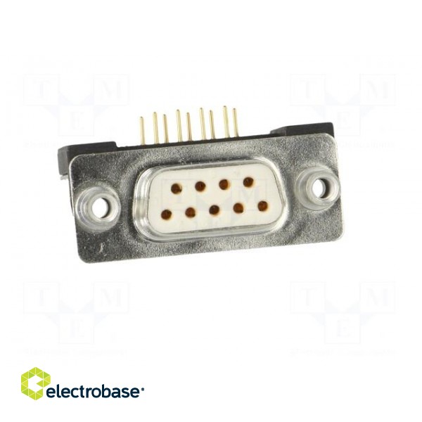 D-Sub | PIN: 9 | socket | female | for panel mounting,on PCBs | THT image 9
