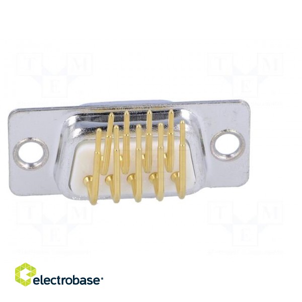 D-Sub | PIN: 9 | socket | female | on PCBs | angled 90° | THT image 5