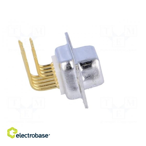 D-Sub | PIN: 9 | socket | female | on PCBs | angled 90° | THT image 7