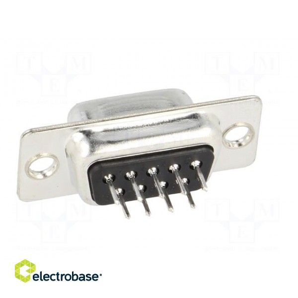 D-Sub | PIN: 9 | socket | female | straight | THT | 5A | 20mΩ image 5
